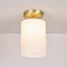 Load image into Gallery viewer, Brompton Flush Mount Ceiling Light in Detail.

