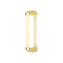 Load image into Gallery viewer, Cabin LED Wall Light in Polished Brass (Small).
