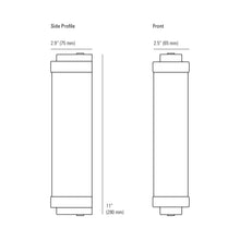 Load image into Gallery viewer, Cabin LED Wall Light - line drawing.
