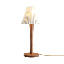 Load image into Gallery viewer, Cecil Table Lamp in Walnut.
