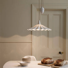 Load image into Gallery viewer, Christie Rise &amp; Fall Pendant Light in dining room.
