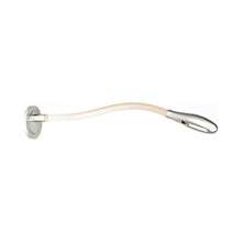 Load image into Gallery viewer, Cirrus Escutcheon LED Wall Light in Clear Anodised/Off White.
