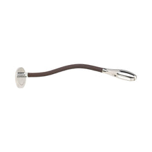 Load image into Gallery viewer, Cirrus Escutcheon LED Wall Light in Polished Nickel/Chocolate Brown.
