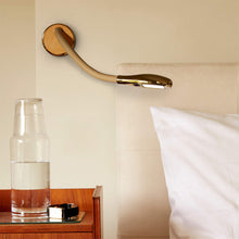 Load image into Gallery viewer, Cirrus LED Wall Light in bedroom.

