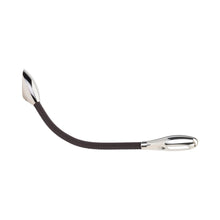 Load image into Gallery viewer, Cirrus Surface Mount LED Wall Light in Polished Nickel/Chocolate Brown.

