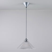 Load image into Gallery viewer, Conical Prismatic Pendant Light in Detail.
