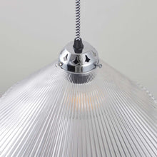 Load image into Gallery viewer, Conical Rise &amp; Fall Pendant Light in Detail.
