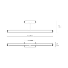 Load image into Gallery viewer, Cooper LED Picture Light - line drawing.
