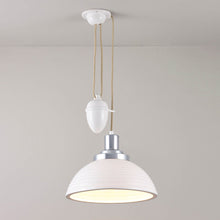 Load image into Gallery viewer, Cosmo Rise And Fall Pendant Light in Detail.
