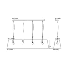 Load image into Gallery viewer, Diner Pendant Light - line drawing.
