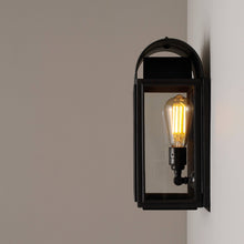 Load image into Gallery viewer, Domed Box Wall Light in Detail.
