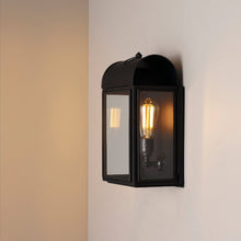 Load image into Gallery viewer, Domed Box Wall Light in Detail.
