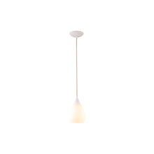 Load image into Gallery viewer, Drop One Pendant Light in Natural White Matt (Small).
