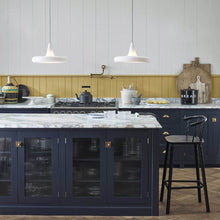 Load image into Gallery viewer, Drop Three Pendant Light in kitchen.
