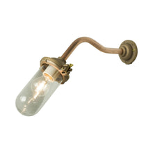 Load image into Gallery viewer, Exterior Bracket Indoor/Outdoor Wall Light in Clear Glass/Ring and Swing Bolt/Canted.
