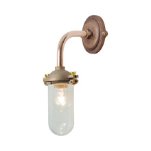 Load image into Gallery viewer, Exterior Bracket Indoor/Outdoor Wall Light in Clear Glass/Ring and Swing Bolt/Right Angle.
