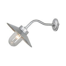 Load image into Gallery viewer, Exterior Bracket Light Indoor/Outdoor Galvanised Wall Light in Clear Glass/Reflector/Canted.
