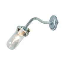 Load image into Gallery viewer, Exterior Bracket Light Indoor/Outdoor Galvanised Wall Light in Clear Glass/Ring and Swing Bolt/Canted.
