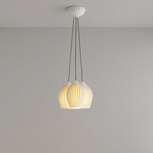 Load image into Gallery viewer, Fin Multi-Light Pendant Light in Detail.
