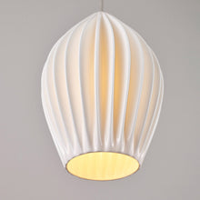 Load image into Gallery viewer, Fin Pendant Light in Detail.
