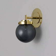 Load image into Gallery viewer, Globe Wall Light in Detail.
