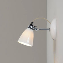 Load image into Gallery viewer, Hector Dome Plug-In Wall Light in Detail.
