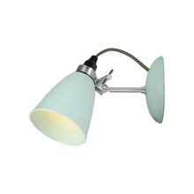 Load image into Gallery viewer, Hector Dome Wall Light in Light Green (Small/Without Switch).
