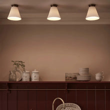Load image into Gallery viewer, Hector Pleat Flush Mount Ceiling Light in kitchen.
