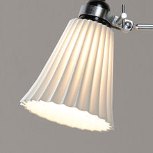 Load image into Gallery viewer, Hector Pleat Plug-In Wall Light in Detail.
