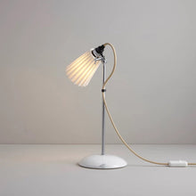 Load image into Gallery viewer, Hector Pleat Table Lamp in Detail.

