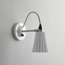 Load image into Gallery viewer, Hector Pleat Wall Light in Detail.
