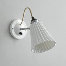 Load image into Gallery viewer, Hector Pleat Wall Light in Detail.

