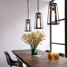 Load image into Gallery viewer, Hex Pendant Light in dining room.
