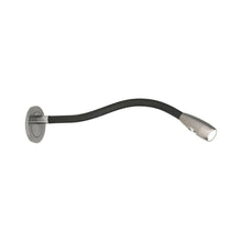 Load image into Gallery viewer, Jet Stream Escutcheon LED Wall Light in Anodised Titanium/Black.
