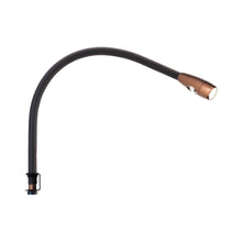 Load image into Gallery viewer, Jet Stream Over The Bedhead LED Wall Light in Anodised Bronze/Mushroom.
