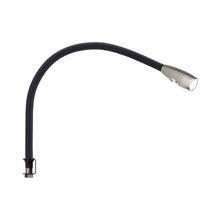 Load image into Gallery viewer, Jet Stream Over The Bedhead LED Wall Light in Anodised Titanium/Black.
