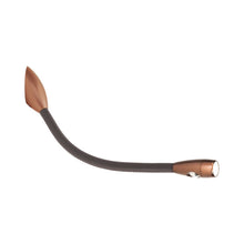 Load image into Gallery viewer, Jet Stream Surface Mount LED Wall Light in Anodised Bronze/Mushroom.
