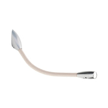 Load image into Gallery viewer, Jet Stream Surface Mount LED Wall Light in Clear Anodised/Off White.
