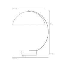 Load image into Gallery viewer, London Table Lamp - line drawing.
