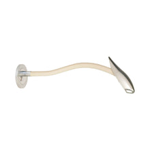 Load image into Gallery viewer, Maestro Escutcheon LED Wall Light in Clear Anodised/Off White.
