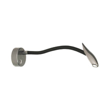 Load image into Gallery viewer, Maestro LED Wall Light in Anodised Titanium/Black.
