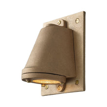 Load image into Gallery viewer, Mast Wall Light in Sandblasted Bronze (With Backplate).
