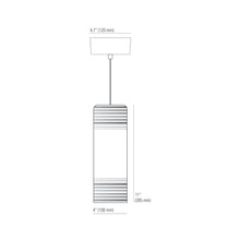 Load image into Gallery viewer, May Pendant Light - line drawing.
