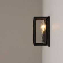 Load image into Gallery viewer, Miniature Box Wall Light in Detail.
