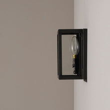 Load image into Gallery viewer, Miniature Box Wall Light in Detail.
