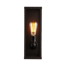 Load image into Gallery viewer, Narrow Box Wall Light in Internally Glazed/Clear Glass.
