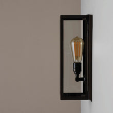 Load image into Gallery viewer, Narrow Box Wall Light in Detail.
