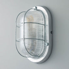 Load image into Gallery viewer, Oval Aluminium Indoor/Outdoor Wall Light in Detail.
