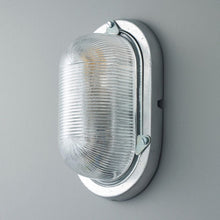 Load image into Gallery viewer, Oval Aluminium Indoor/Outdoor Wall Light in Detail.
