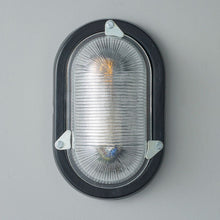 Load image into Gallery viewer, Oval Aluminium Indoor/Outdoor Wall Light in Detail.
